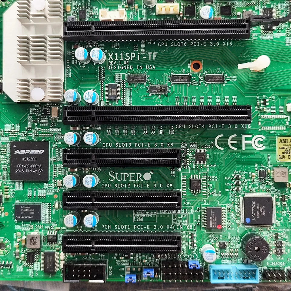 X11SPi-TF Supermicro LGA3647 서버 마더보드 C622 칩 M.2 더블기가비트 205W