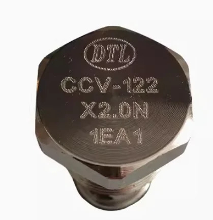 DTL 나사 삽입 단방향 체크밸브 CCV-122-X2.0N CCV-082-X2.0N CCV-102-X2.0N CCV-162-X2.0N