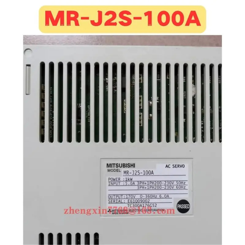 리퍼 서보 드라이브 MR-J2S-100A MR J2S 100A 정상 기능 완료
