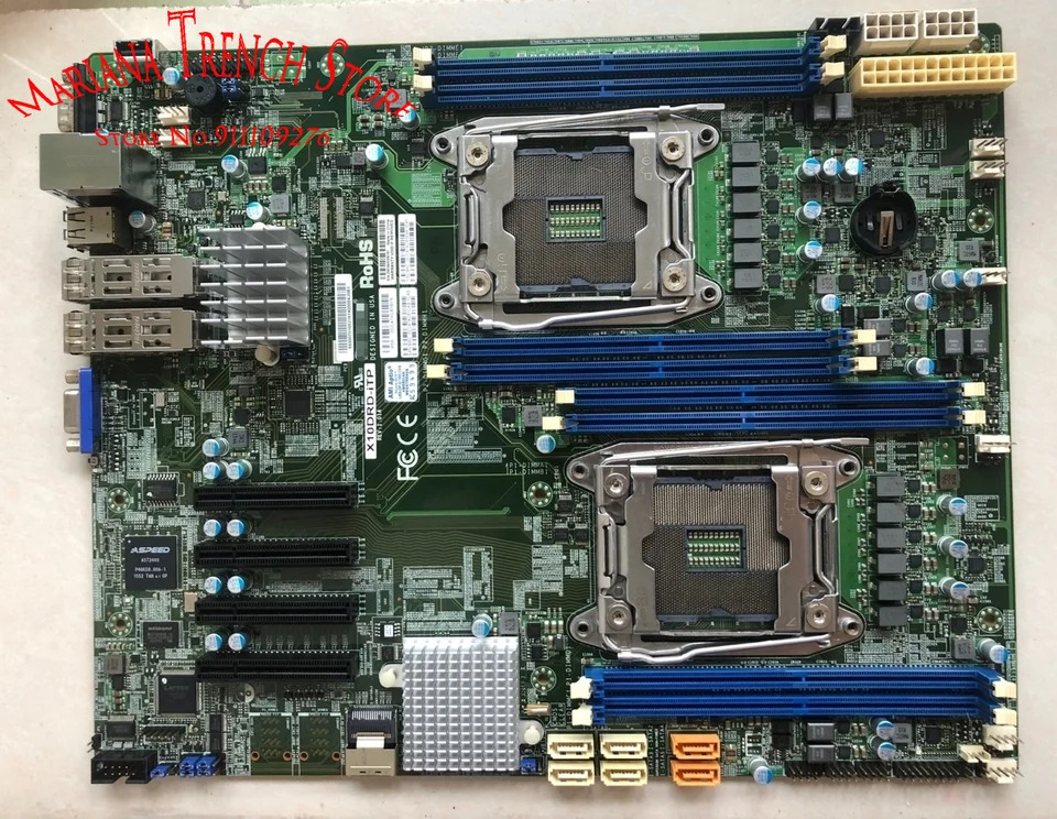 슈퍼마이크로 마더보드X10DRD-iTP LGA2011 E5-2600 v4/v3 패밀리 프로세서 DDR4 듀얼 포트 10G SFP