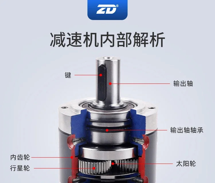 ZD 중형 유성 기어박스 60ZDF5-400 60ZDF10 80ZDF5 80ZDF10 PLE PLF