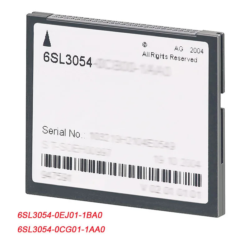 원본 6SL3054-0EJ01-1BA0 6SL3054-0CG01-1AA0 CF 카드 메모리