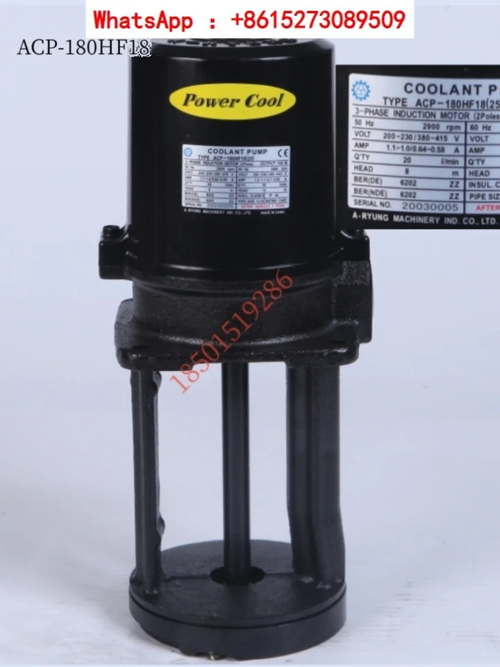 Yalong 기계 공구 냉각 펌프 ACP-180F 400F 1800HMFS70 1100MF 400HF18 250F-L