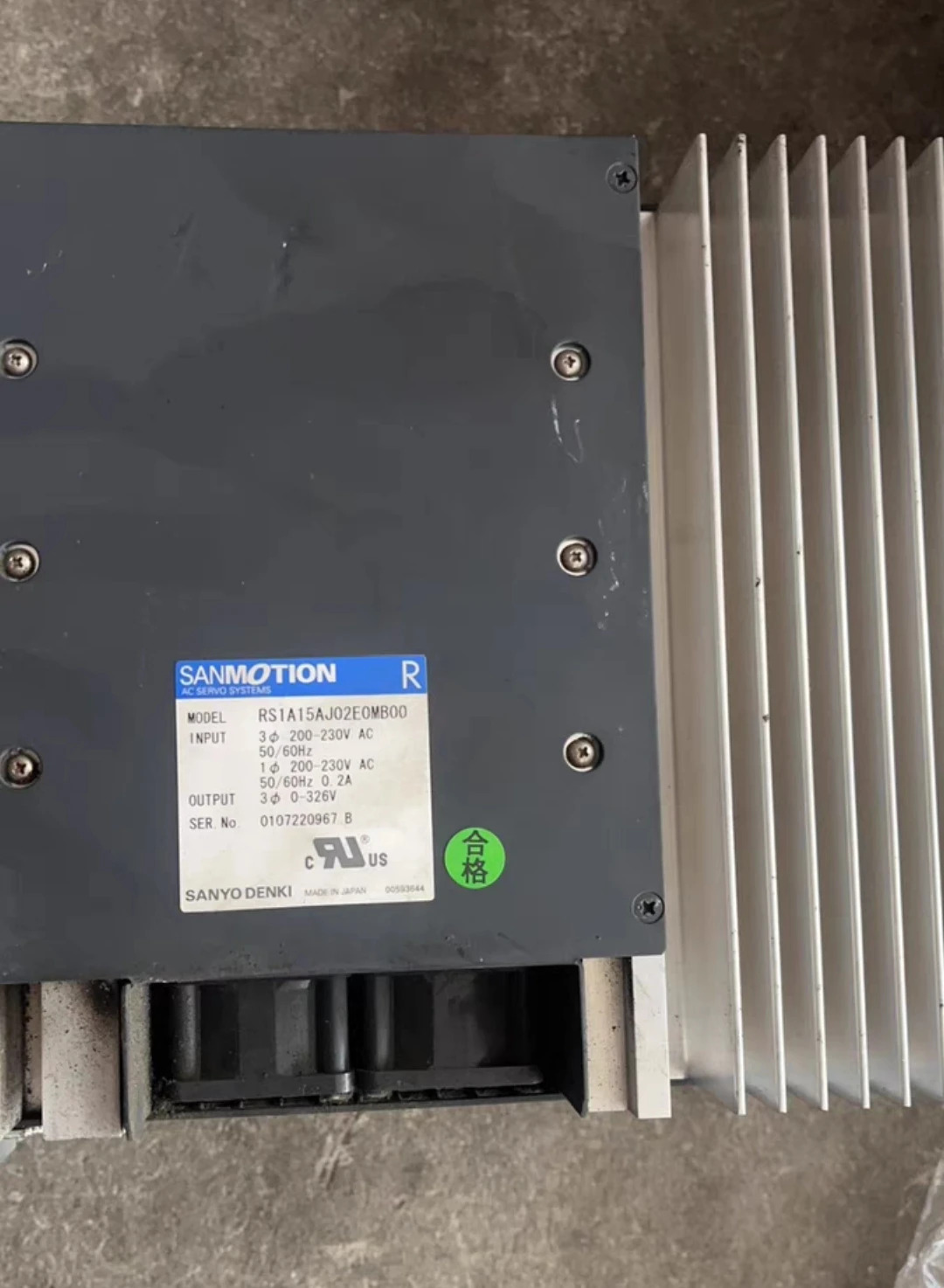 RS1A15AJ02E0MB00 AC 서보 드라이브