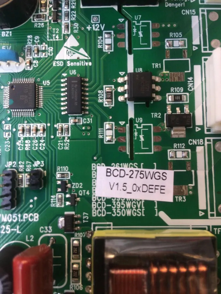 BCD-275WGS 메보드 컴퓨터 보드 전원공급장치 Feifei 냉장고