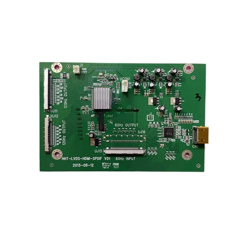 Honghe 어댑터 주파수 승수 보드 7061 6560E 7535EF HHT-LVDS-HDMI-SPDIF V01