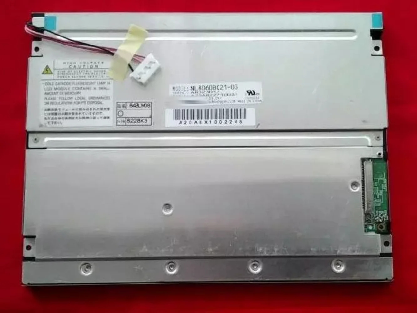 NL8060BC21-03 LCD 스크린 디스플레이 패널 8.4 인치 800x600 수리