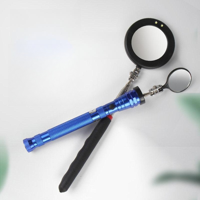 작업용 검사경 휴대용 차량반사경 누수 원형 정비 바닥 감지 공업사 차량하부거울 - 상품 이미지