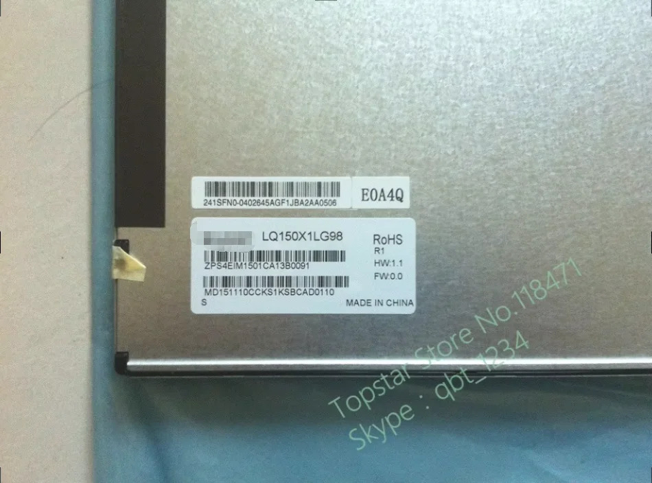 LCD 디스플레이 LQ150X1LG98