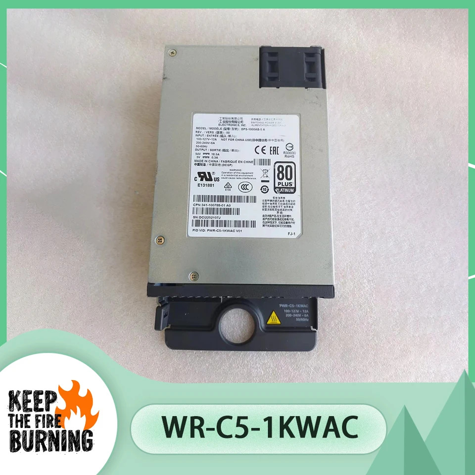 PWR-C5-1KWAC 스위치 전원 모듈 CISCO C9200 시리즈용