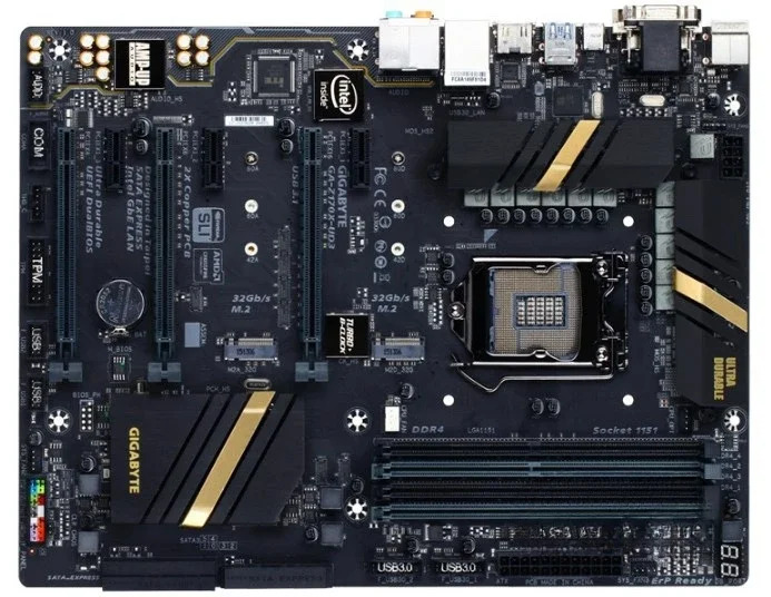 Gigabyte호환Z170X-UD3 Z170 보드 1151 핀 DDR4 메모리 6대 CPU 지원