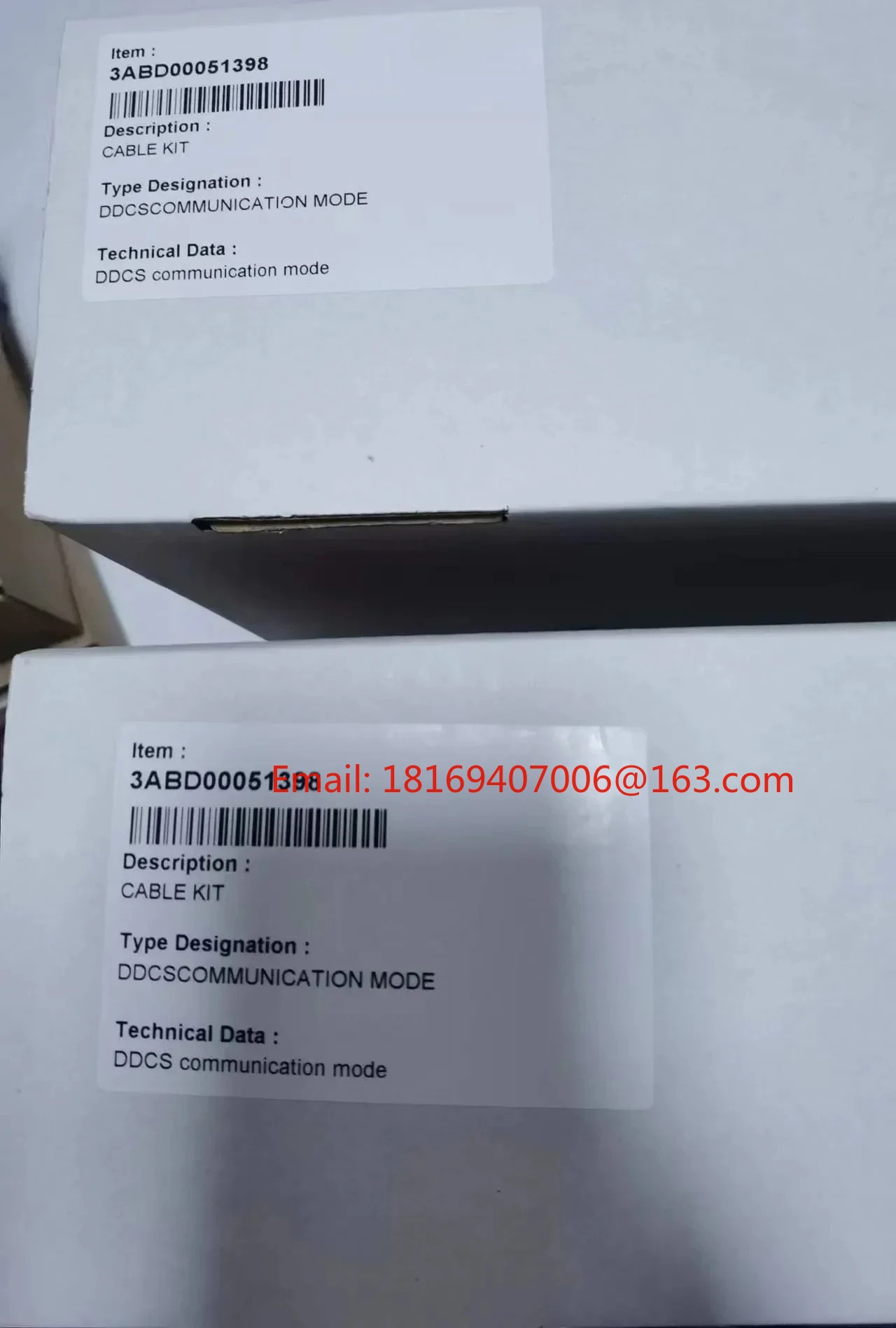 ABB DDCSCOMMUNICATION MODE 케이블 KIT3ABD 0051398