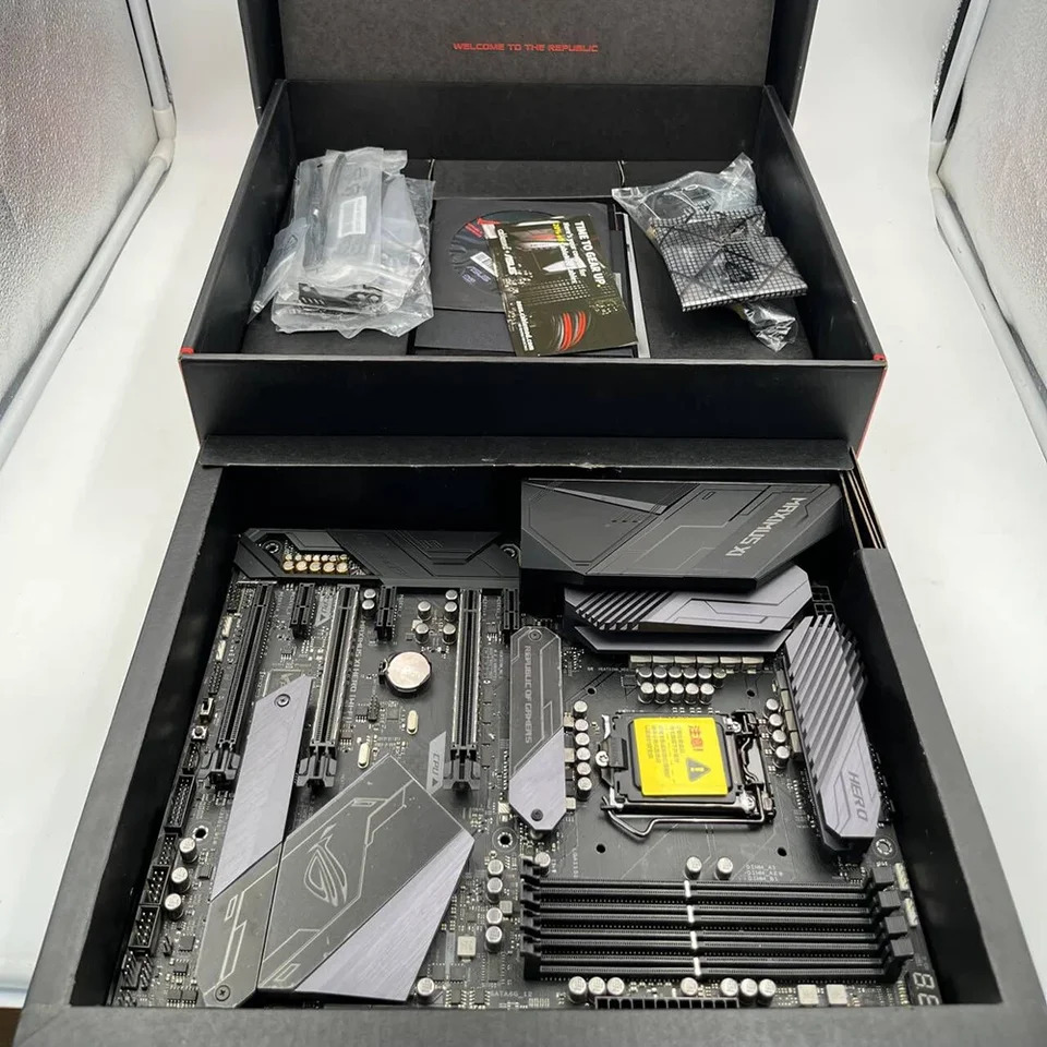 ASUS호환 ROG MAXIMUS XI HERO Wi-Fi 데스크탑 마더보드 Z390 LGA1151 DDR4 64GB PCI-E 3.0