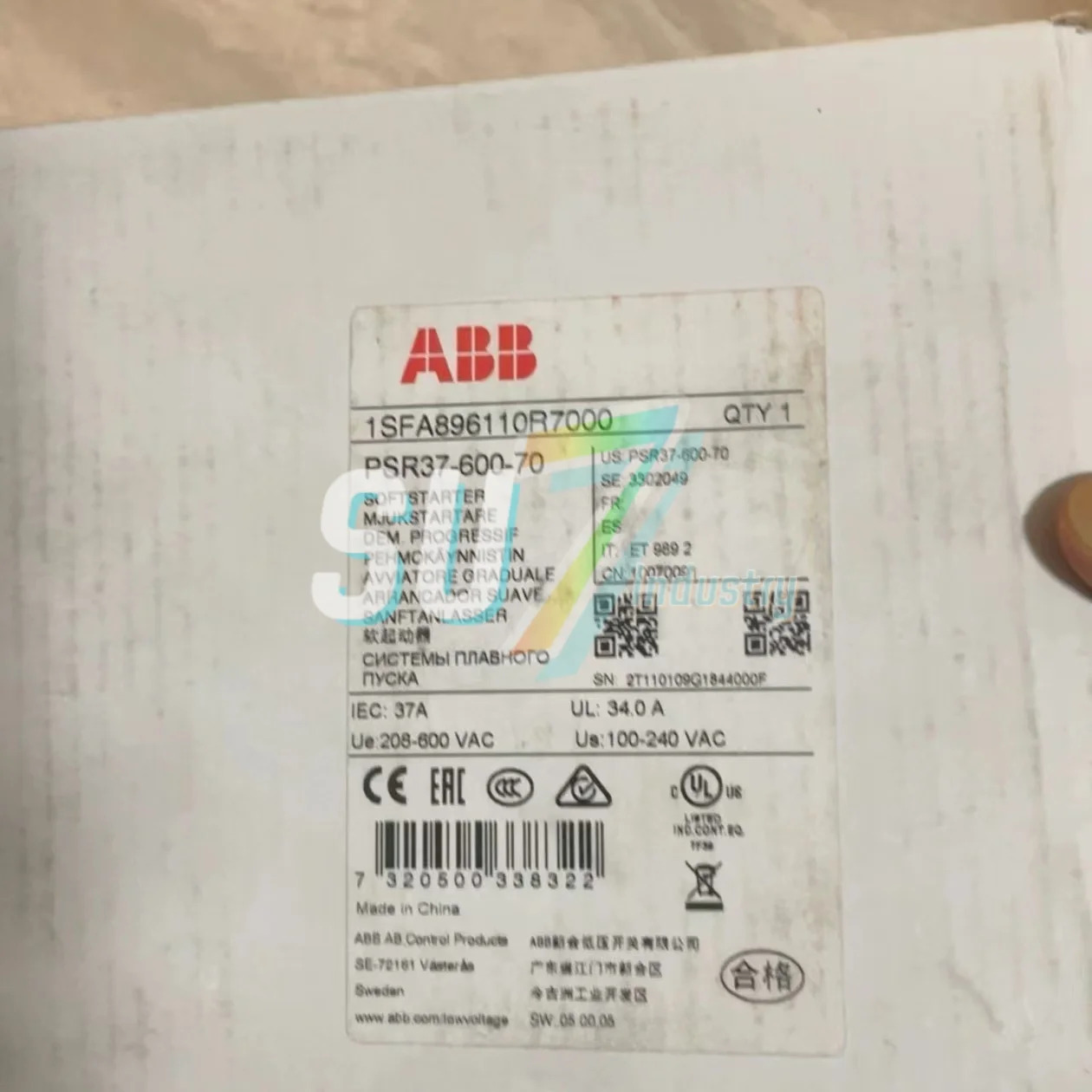 PSR37-600-70 PSR9-600-70 소프트 스타터 새