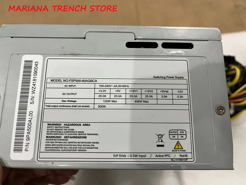 FSP 타워 워크스테이션FSP500-60AGBCA 500W 전원공급장치