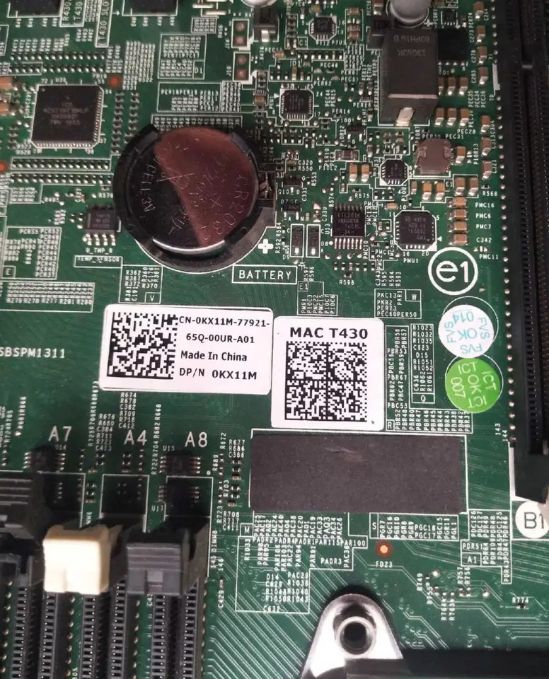 DELL T430 타워마더보드 DP/N 0KX11M 0975F3