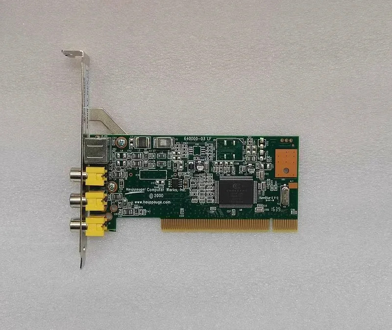하우퍼포지경우 640000 -03 LF PCI 비디오 카드 캡처 Hauppaugei