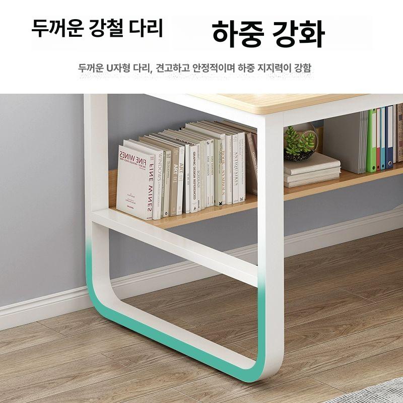신학기 책상세트 데스크 컴퓨터 학생 심플 공부 수험생 아이방 고학년 고급형 책꽂이 - 상세 이미지 5