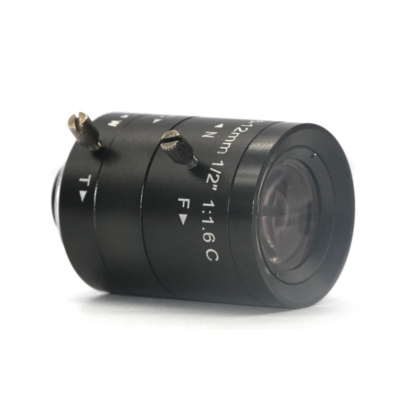 고화질 산업카메라 렌즈 줌 왜곡 없는 CCD 카메라 육안 검사 1/2 C 포트 6-12mm 3 백만