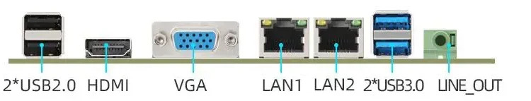 MW-NVR-J1900 다Nas 메보드 듀얼 기가비트 네트워크 포트 8 Sata 인터페이스 Synology Snail