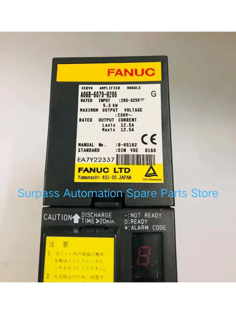 A06B-6079-H206 Fanuc 리퍼 드라이브 실행 기능 OK