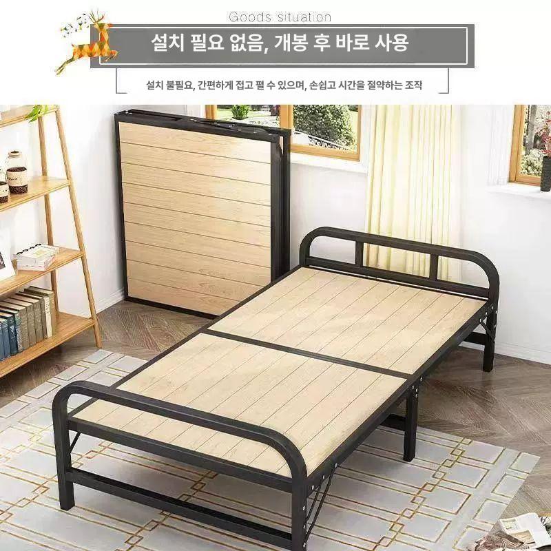 접이식 받침 침대틀 저상침대프레임 침대파운데이션 매트리스판 보드 침대깔판 침대판 - 상세 이미지 3