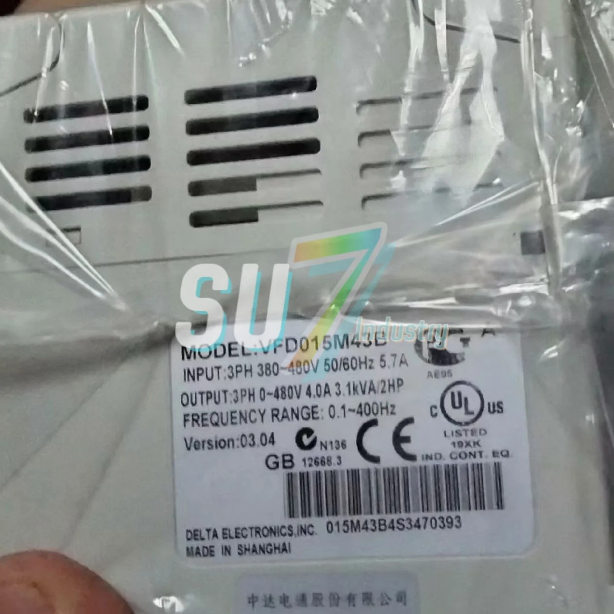 주파수 변환기 VFD015M43B VFD022B21A