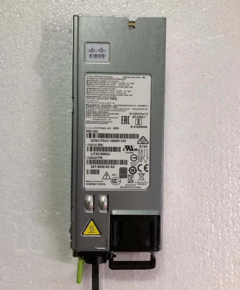 PS-2112-9S-LF UCSC-PSU1-1050W 시스코 서버 전원공급장치