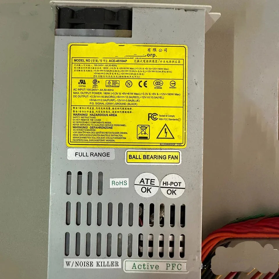 IEI 통합 컴퓨터 서버 전원공급장치 180W 100-240V 50-60Hz ACE-4518AP