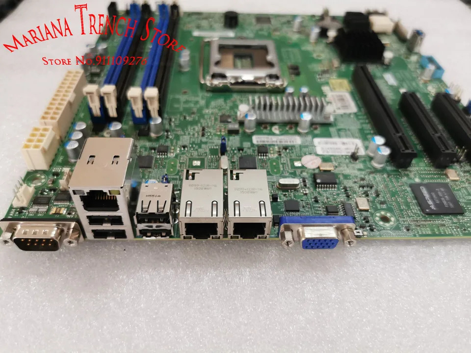 슈퍼마이크로 마더보드X10SLL -F LGA1150 E3-1200 v3/v4 4 세대 코어 i3 DDR3 i210T 듀얼 포트 GbE LAN