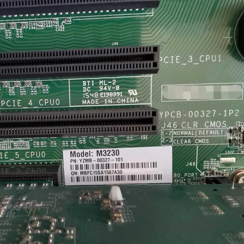 pur 마더보드M3230 YZMB-00327-101 YPCB-00327-1P2 YPCB-00327-1P1 NF5270M4