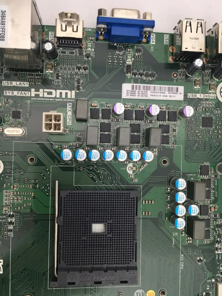 hp호환 P 550 ENVY 750 데스크탑 마더보드MS-7906 VER2.6 FM2B 808920-001