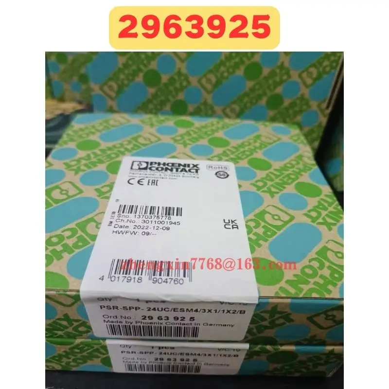 리퍼 완료 안전 릴레이 2963925 PSR-SPP-24UC ESM4 3X1 1X2 B