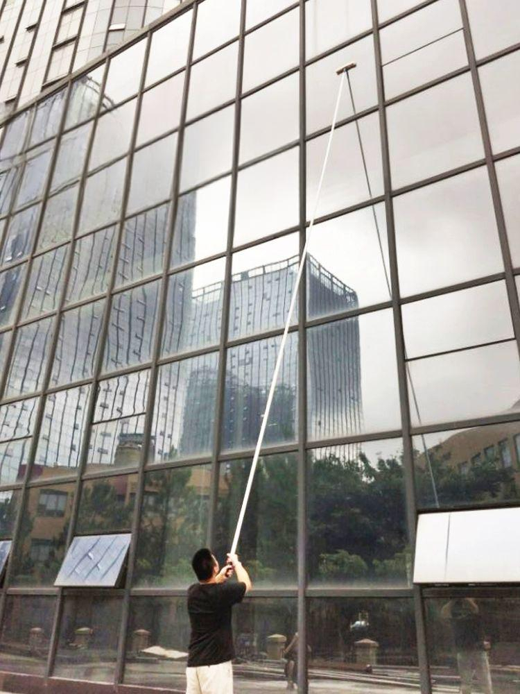 5단 청소밀대 고층창문청소도구 연장 알루미늄봉 유리닦이 창문닦이 폴 - 상품 이미지