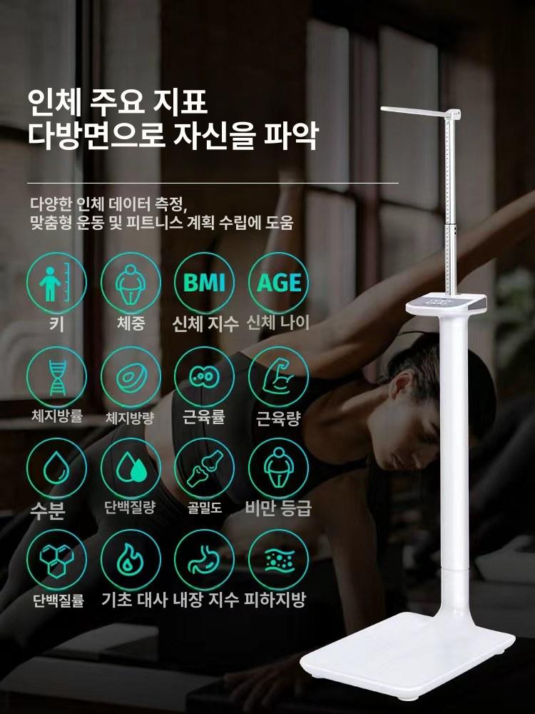 디지털 체지방측정기 정확 정밀측정 다이어트 정밀체중측정기 건강측정용품 정밀한 이미지 6