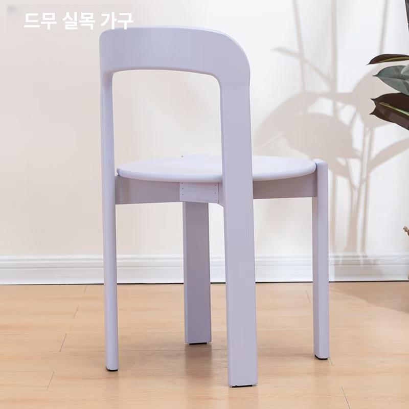 가죽 원목의자 다이닝체어 레스토랑 빈티지 인테리어 주방 앤틱의자 식당의자 프렌치 - 상세 이미지 4