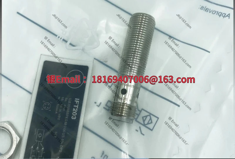 유도형 스위치 IFT203 플매트 카펫 러그DC PNP 상시 열림 센서 10-30VDC