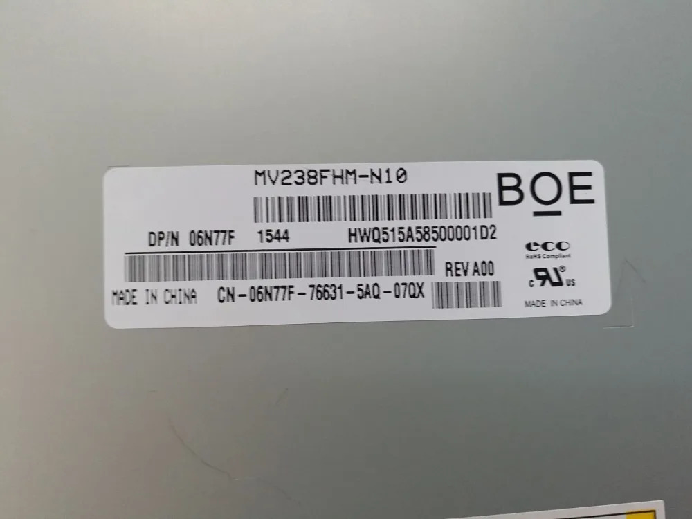 MaiTongDa 오리지널 A  등급 BOE 23.8 인치 MV238FHM-N10 MV238FHM N10 2 스트링 WLED LCD 패널 디스플레이