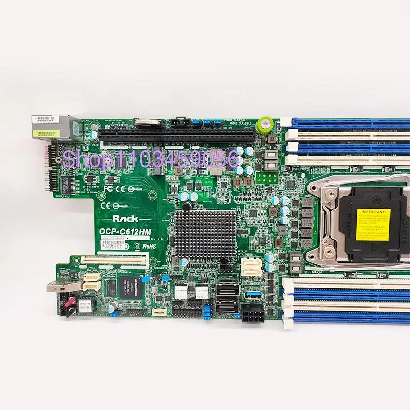 ASRock호환 DDR4 LGA 2011 C612 지지대 E5-E2600 V3 V4 서버 마더보드 OCP-C612HM
