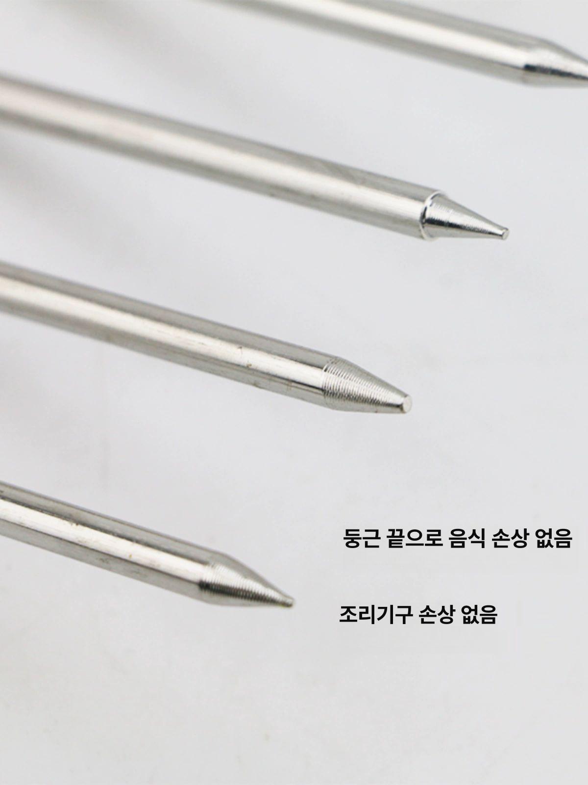 주방 포크 손잡이 스테인리스 식기 스테인레스 - 상세 이미지 4