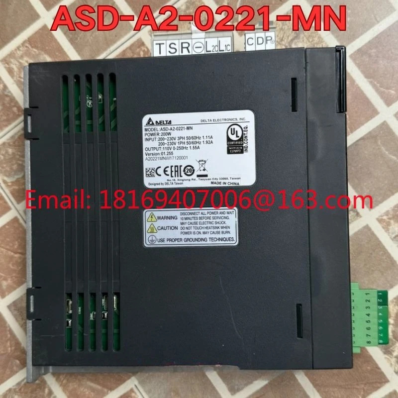 리퍼 ASD-A2-0221-MN 서보 드라이브 기능 리퍼는 정상