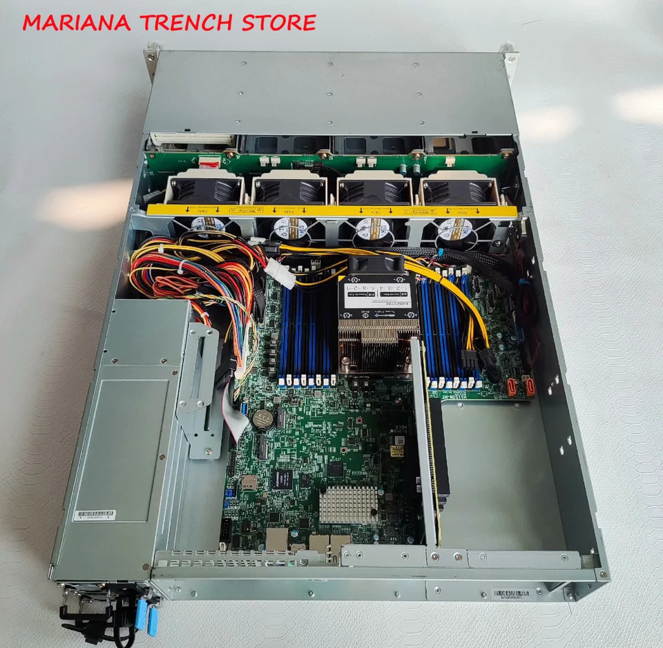 슈퍼마이크로 마더보드H11SSW-NT EPYC 7001/7002 시리즈 프로세서 DDR4 M.2 NVMe SATA3 10GBase-T LAN 포트