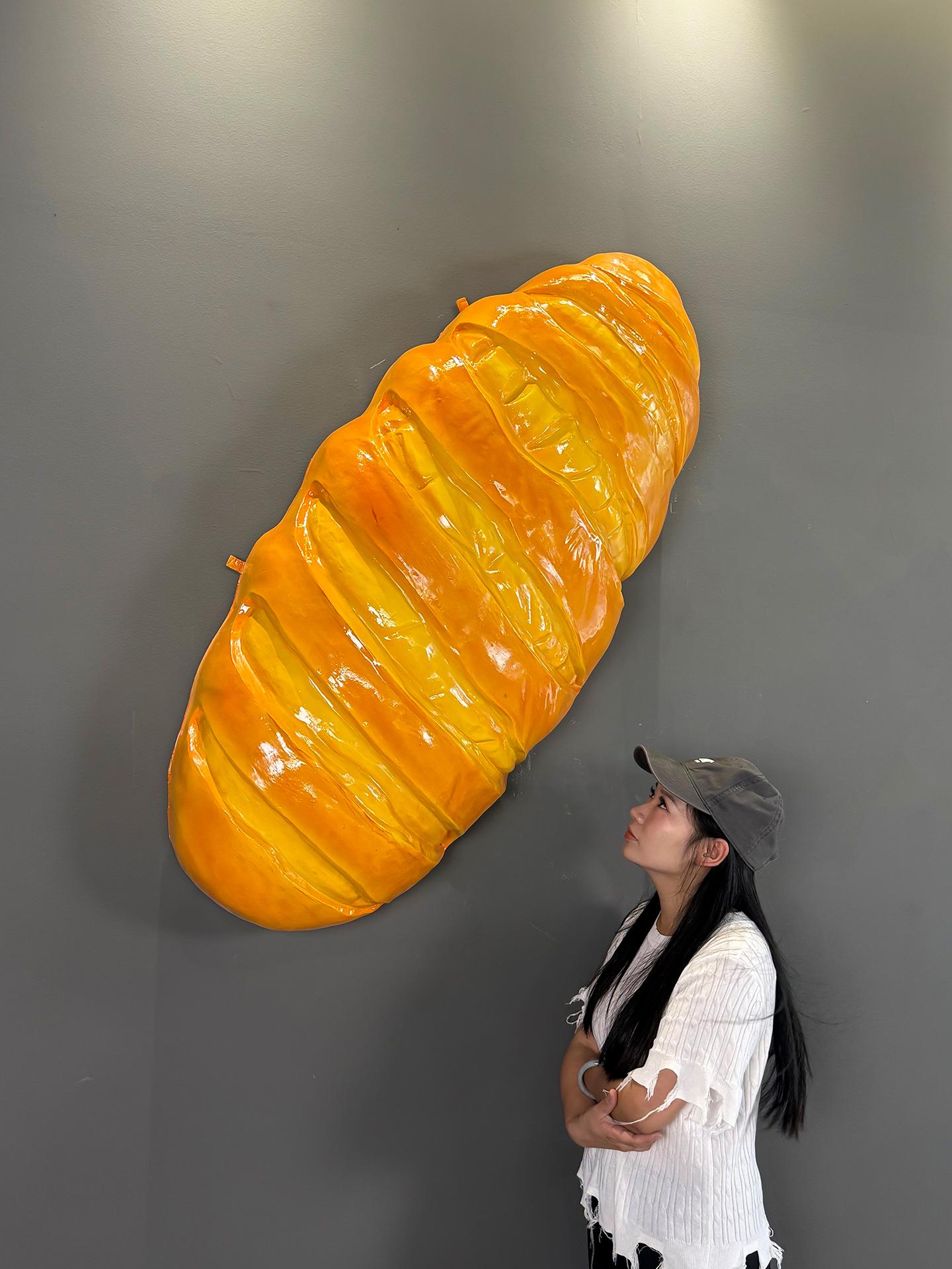 벽걸이 소금빵모형 발광 조형물 카페 빵집 매장간판 조명 입체 소품 음식 크로와상 - 상세 이미지 5