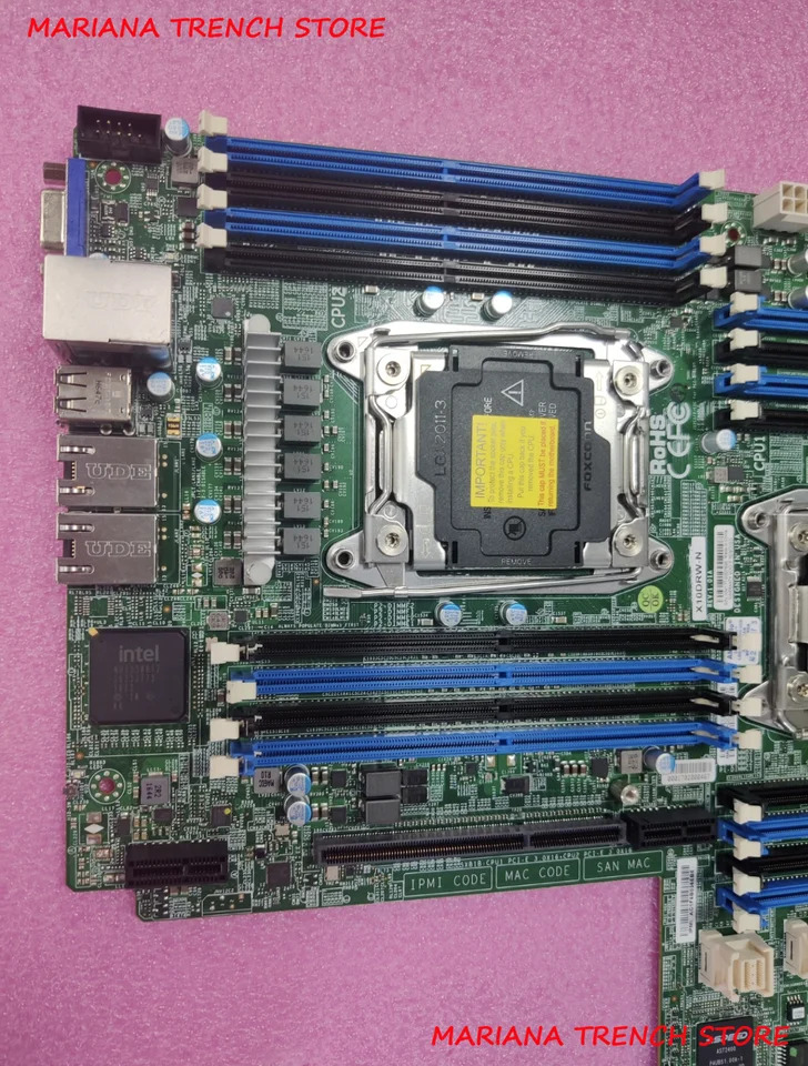 슈퍼마이크로 마더보드X10DRW-N LGA 2011 제온 프로세서 E5-2600 v4/v3 패밀리 i350-AM2 듀얼 포트 GbE LAN