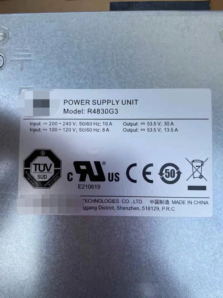화웨이호환 고효율 정류기 R4830G3 2U 1740W