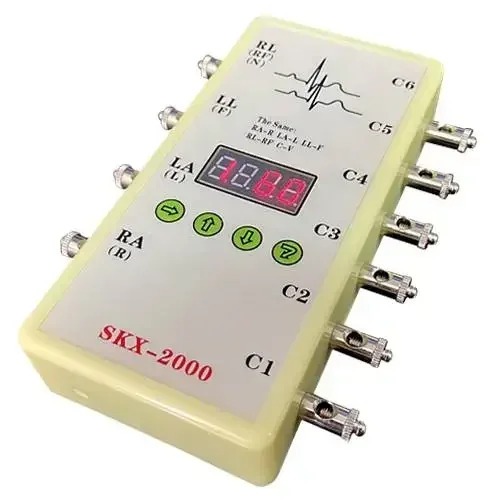 SKX-2000C ECG 시뮬레이터 신호 발생기 10-200bpm 전원공급장치