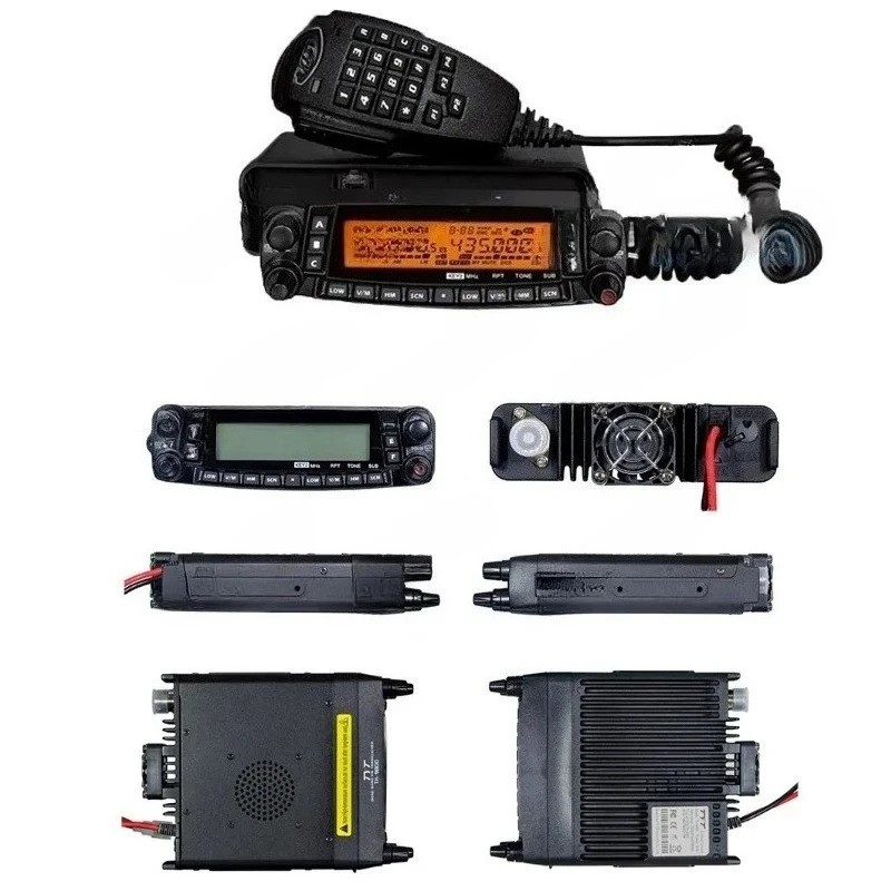 TH-9800D 쿼드 밴드 50W 크로스 모바일 AB 듀얼 양방향 무전기