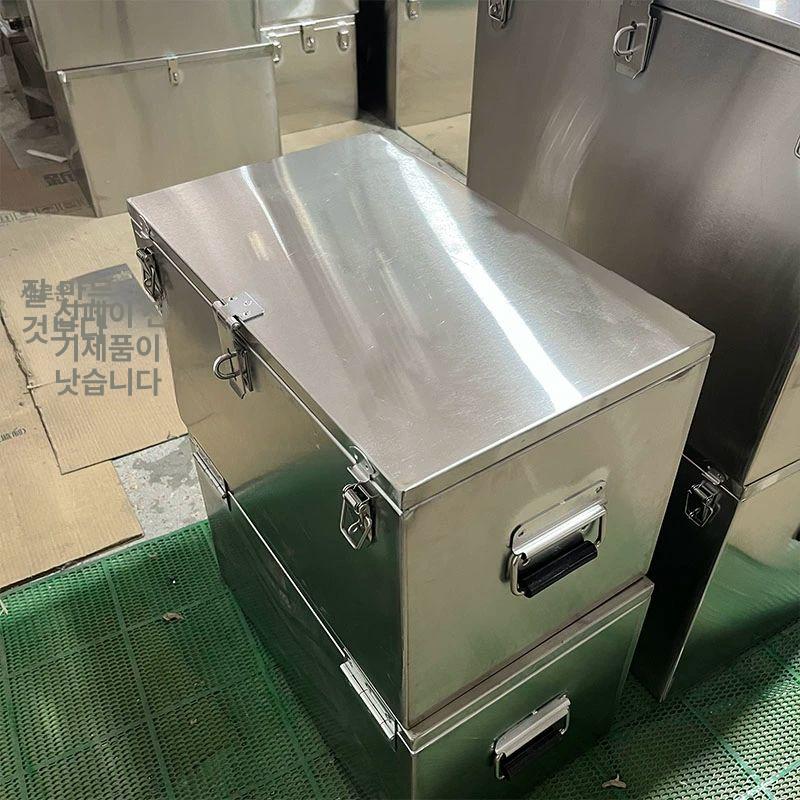 포터 공구함 스테인리스 보관함 상자 수납함 알루미늄박스 부품함 적재 다용도 - 상세 이미지 3