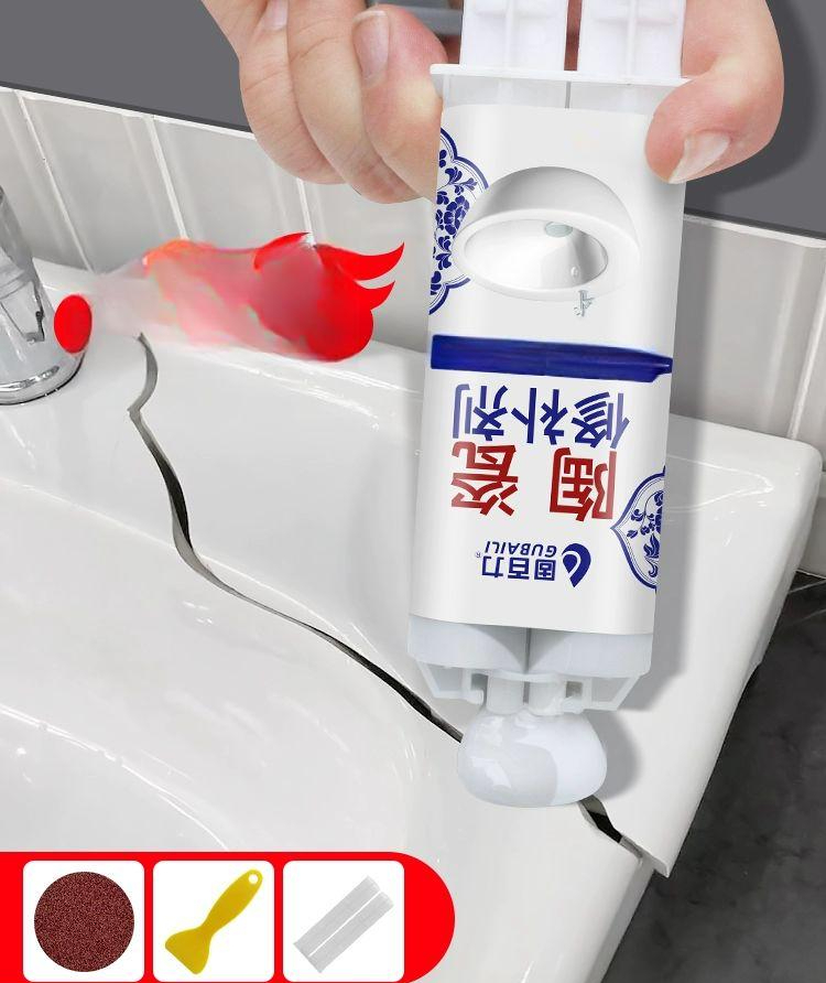 욕실 변기 보수 방지 백시멘트 틈새 접착 모서리 몰탈 가정용 누수 실란트 균열 - 상품 이미지