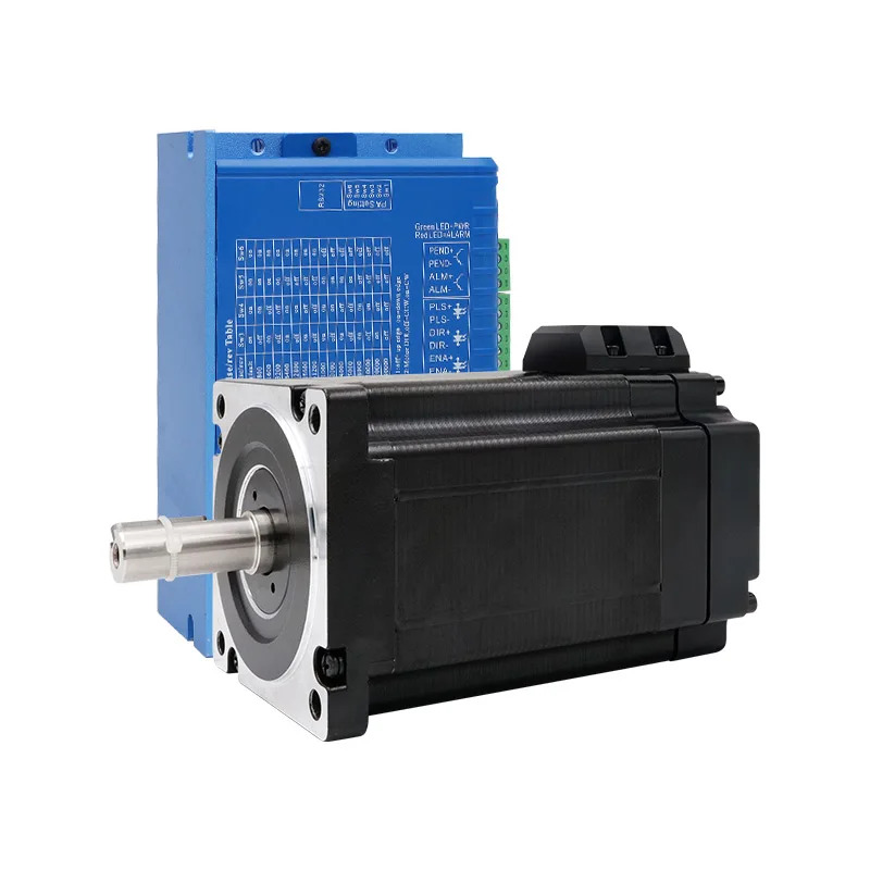 86J18118EC-1000-LS2HSS86H 고토크 8.5nm 완전 루프 스테퍼 모터 드라이버